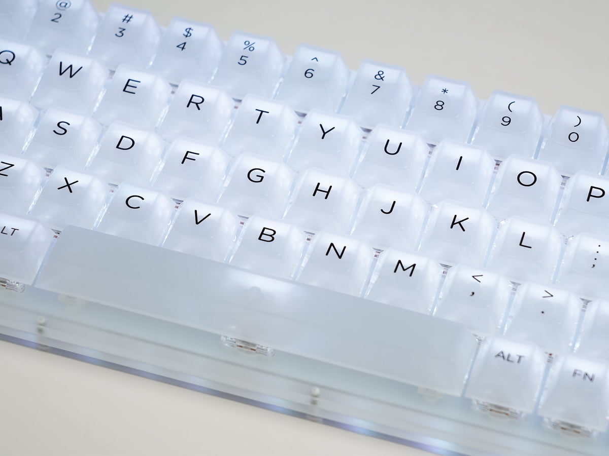 Lambodo Frost Translucent Cherry Profile Keycap Komplettset (141-Tasten)