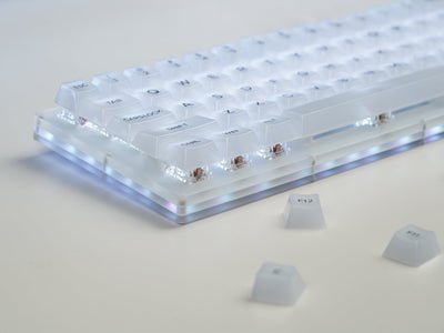 Lambodo Frost Translucent Cherry Profile Keycap Full Set (141-Key)