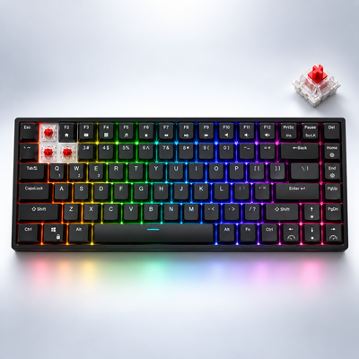 RK84 Royal Kludge 75% kabellose mechanische Tastatur
