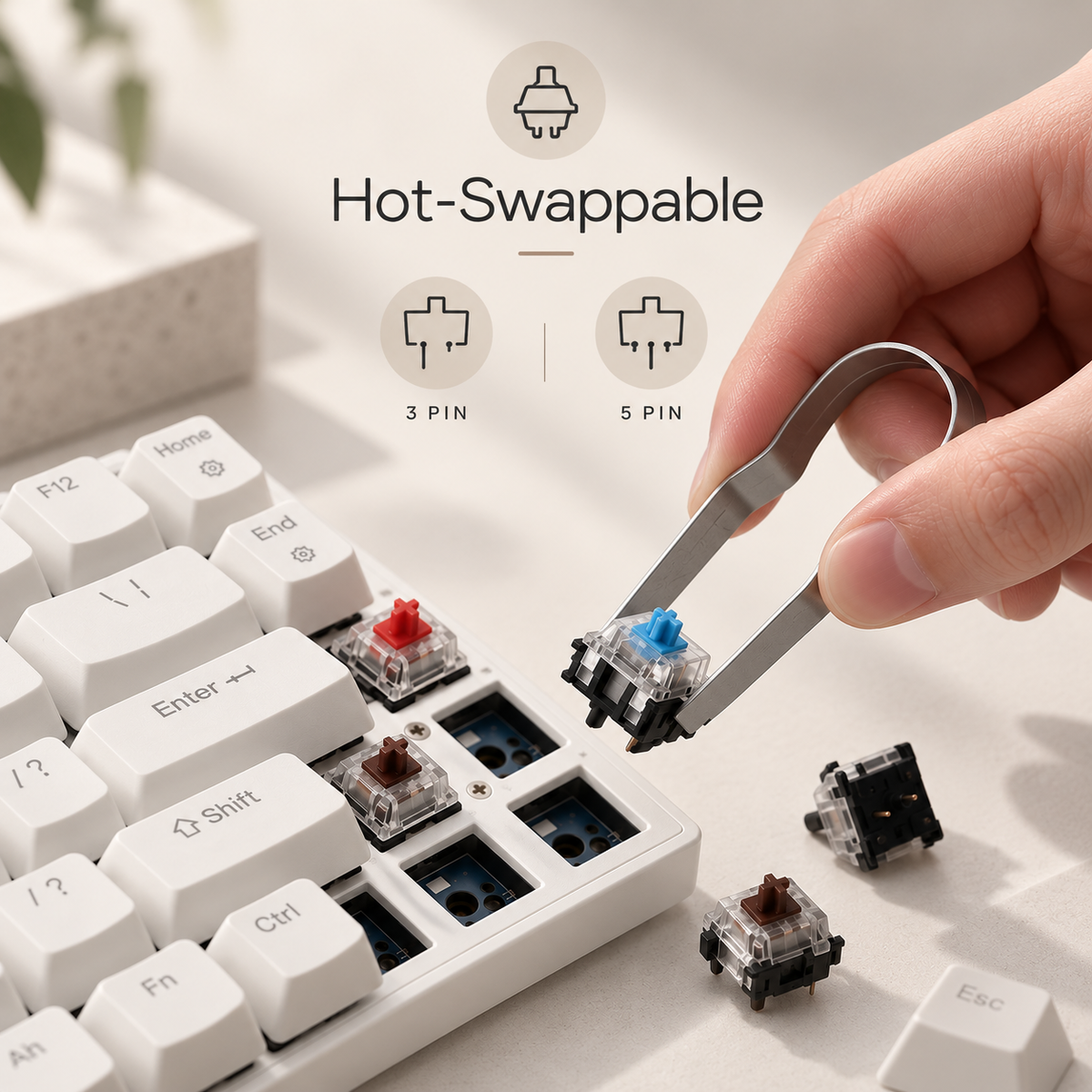 RK84 Royal Kludge 75% kabellose mechanische Tastatur